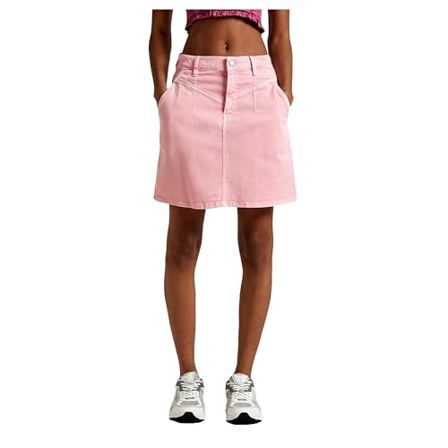 Pepe Jeans Damen Minirock Hw Clr, Pink (Pink), L von Pepe Jeans