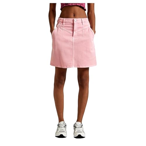 Pepe Jeans Damen Minirock Hw Clr, Pink (Pink), XL von Pepe Jeans