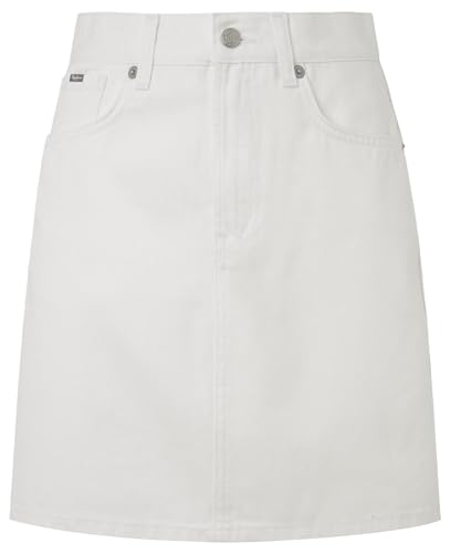 Pepe Jeans Damen Minirock Hw Coated, Blau (Denim), XS von Pepe Jeans