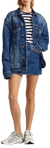 Pepe Jeans Damen Minirock Mw, Blau (Denim-HT2), L von Pepe Jeans