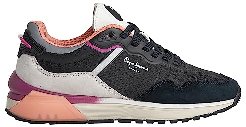 Pepe Jeans Damen Nº22 Evolution W Sneaker, Black (Black), 37 EU von Pepe Jeans