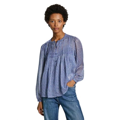 Pepe Jeans Damen Naomi Hemd, Blau (French Blue), Large von Pepe Jeans