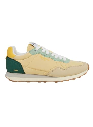Pepe Jeans Damen Natch Basic W Sneaker, Gelb (Hellgelb), 7 von Pepe Jeans
