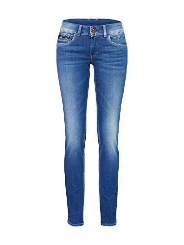 Pepe Jeans Damen New Brooke Jeans, 10Oz STR 8Dip Royal Dk, 25W / 32L von Pepe Jeans