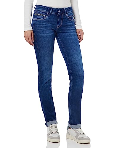 Pepe Jeans Damen New Brooke Jeans, Blau (Denim-cs6), 24W / 30L EU von Pepe Jeans