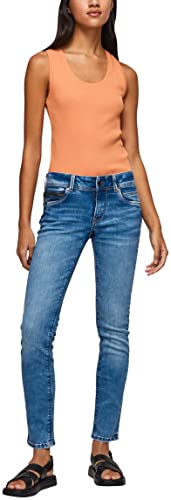 Pepe Jeans Damen New Brooke Jeans, Blue (Denim-VU1), 25W / 34L von Pepe Jeans