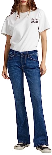 Pepe Jeans Damen New Pimlico Jeans, Blue (Denim-XV2), 32W / 32L von Pepe Jeans