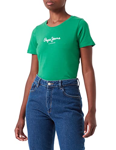 Pepe Jeans Damen New Virginia Ss N T-Shirt, 664sherwood, L von Pepe Jeans