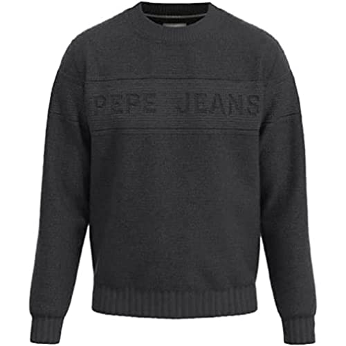 Pepe Jeans Damen Nino Knitwear LS, 990 Washed Black, S EU von Pepe Jeans