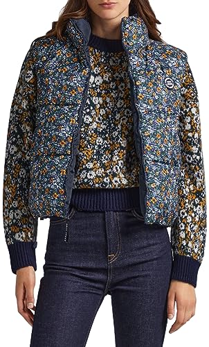 Pepe Jeans Damen Nora Reversible Vest, Multicolour (Multi), L von Pepe Jeans