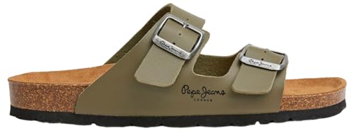 Pepe Jeans Damen Oban Classic 3 W Sandale, Grün (Forest Khaki Green), 4 von Pepe Jeans