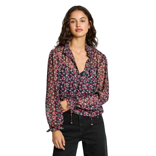 Pepe Jeans Damen Octavia Hemd, Blau (Dulwich Blue), M von Pepe Jeans