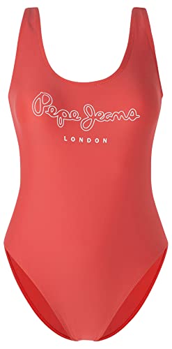 Pepe Jeans Damen Olena One Piece Swimsuit, Red (Studio Red), XL von Pepe Jeans