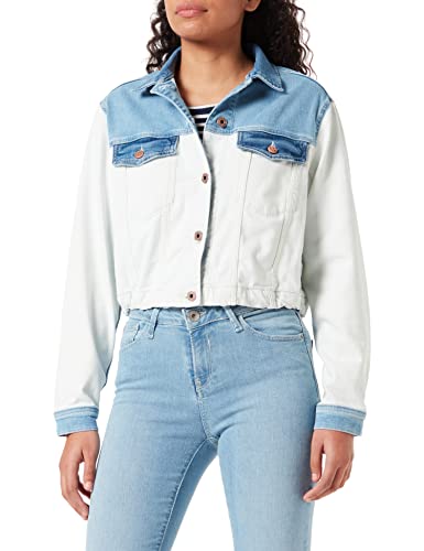 Pepe Jeans Damen PL402051 Jacke, 000 Denim, 38/M von Pepe Jeans