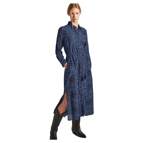 Pepe Jeans Damen Pazzi Kleid, Blau (Dulwich Blue), L von Pepe Jeans