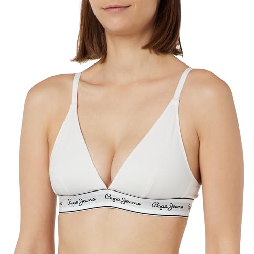 Pepe Jeans Damen Pepe A Bra, White (White), L von Pepe Jeans