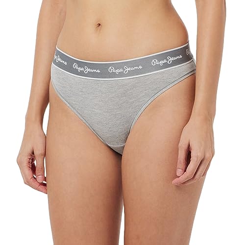 Pepe Jeans Damen Pepe Unterwäsche im Bikini Stil, Grau, M EU von Pepe Jeans