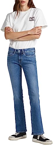 Pepe Jeans Damen Piccadilly Jeans, Blue (Denim-HS1), 24W / 32L von Pepe Jeans