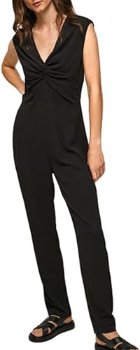 Pepe Jeans Damen Piper Jumpsuit, Black (Black), XS von Pepe Jeans