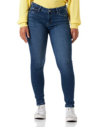 Pepe Jeans Damen Pixie Jeans, Blau (Denim-di8), 30 EU von Pepe Jeans