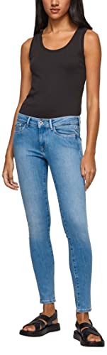 Pepe Jeans Damen Pixie Jeans, Blue (Denim-PE4), 25W / 32L von Pepe Jeans