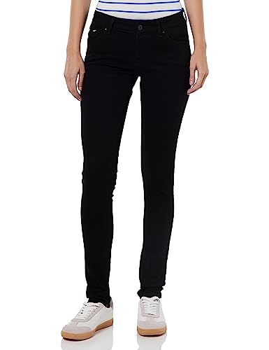 Pepe Jeans Damen Pixie Jeans, Schwarz (Denim-xg1), 25W / 32L EU von Pepe Jeans