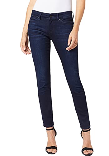 Pepe Jeans Damen Pixie Skinny Jeans Mid Waist (DE/NL/SE/PL, Bundweite & Schrittlänge, 30, 30, Rinsed) von Pepe Jeans