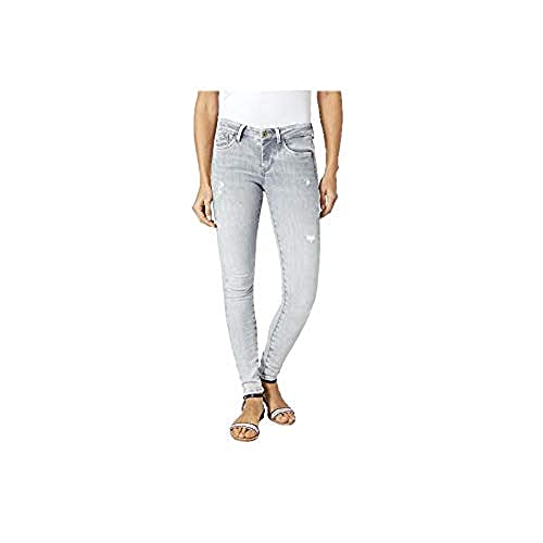 Pepe Jeans Damen Pixie Wiser Wash Pl200025 Skinny Jeans, Grau (Grey Destroy Wiser Wash Denim Wu9), W30/L30 von Pepe Jeans