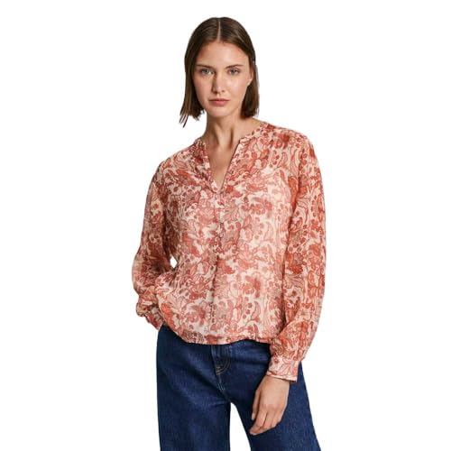 Pepe Jeans Damen Poemy Hemd, Beige (Ecru White), XS von Pepe Jeans