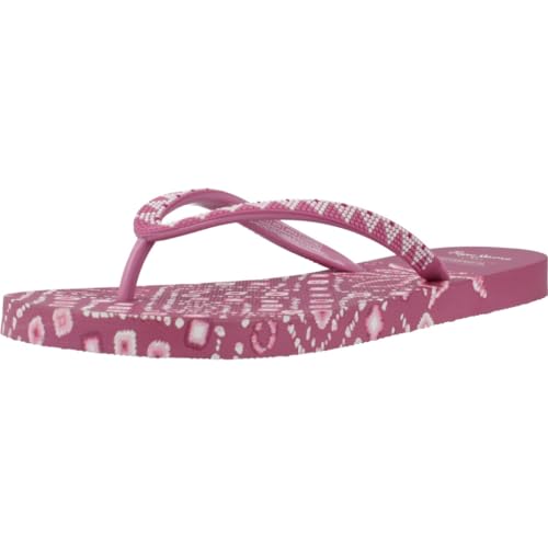 Pepe Jeans Damen Rake Ethnic Flip-Flop, Lila (Light Wine Purple), 3 von Pepe Jeans