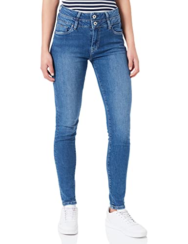 Pepe Jeans Damen Regent Twist Jeans, Blue (Denim-CQ2), 26W / 30L von Pepe Jeans