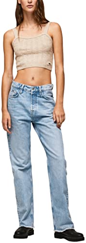 Pepe Jeans Damen Robyn Jeans, Blue (Denim-MM6), 31W / 32L von Pepe Jeans