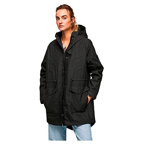 Pepe Jeans Damen Rooney Jacket, Black (Black), M von Pepe Jeans