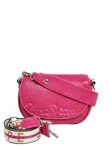 Pepe Jeans Damen Rosa Synthetik Umhängetasche 21 x 15 x 6 cm von Pepe Jeans