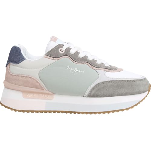 Pepe Jeans Damen Rusper Class Sneak, Green Casting Green, 36 EU von Pepe Jeans