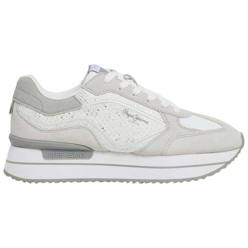 Pepe Jeans Rusper Gala Leder Turnschuhe weiß von Pepe Jeans