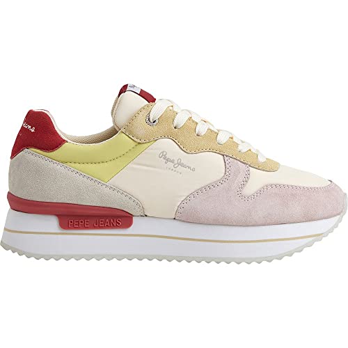 Pepe Jeans Damen Rusper Sweet Platform Sneaker, White (Factory White), 36 EU von Pepe Jeans
