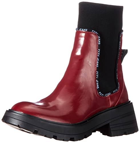 Pepe Jeans Damen SODA Chelsea W Booties, 287CURRANT, 41 EU von Pepe Jeans