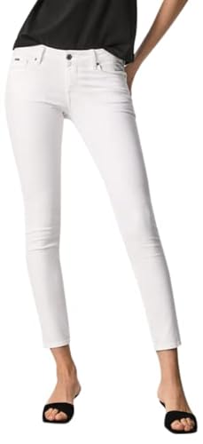Pepe Jeans Damen Jeans Soho, Weiß (White), 28W / 32L Pepe Jeans Damen Jeans Soho, Weiß (White), 28W / 32L von Pepe Jeans