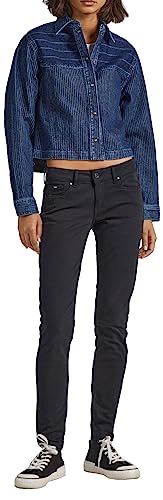 Pepe Jeans Damen Jeans Soho, Schwarz (Black), 27W / 32L von Pepe Jeans