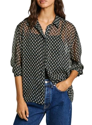 Pepe Jeans Damen Samantha Hemd, Braun (Erdbraun), XL von Pepe Jeans