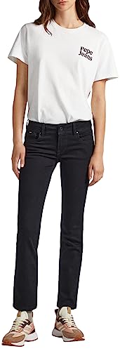 Pepe Jeans Damen Saturn Jeans, Black (Denim-xg1), 25W / 30L von Pepe Jeans