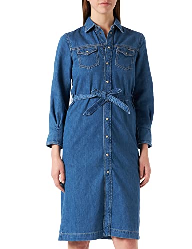 Pepe Jeans Damen Scarlett Dress, Blue (Denim), S von Pepe Jeans