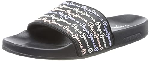 Pepe Jeans Damen Set W Slide Sandals, Black, 38 EU von Pepe Jeans