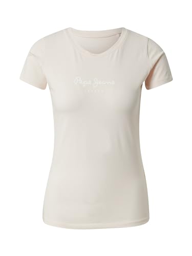 Pepe Jeans Damen Shirt Virginia Puder/weiß S von Pepe Jeans