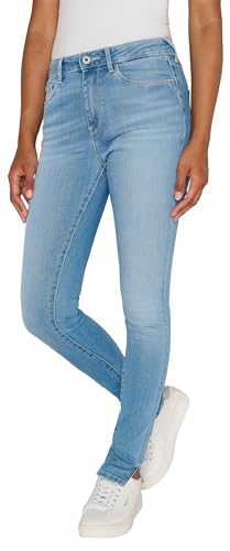 Pepe Jeans Damen Skinny Jeans Hw, Blau (Denim-MI6), 30W / 32L von Pepe Jeans