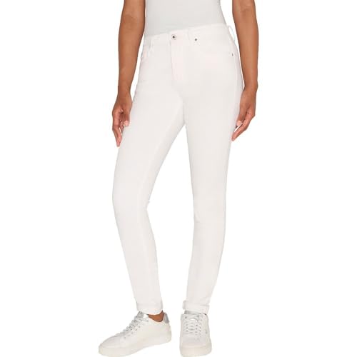 Pepe Jeans Damen Skinny Jeans Hw, Weiß (Denim-D76), 32W / 32L von Pepe Jeans