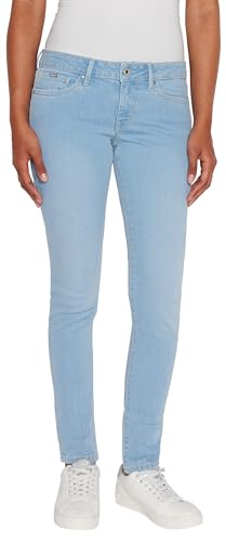 Pepe Jeans Damen Skinny Jeans Lw, Blau (Denim-PF2), 26W / 32L von Pepe Jeans