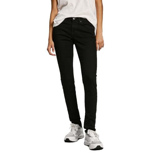 Pepe Jeans Damen Skinny Lw PL204583 Jeans, Black (Denim-XG9), 25W / 30L von Pepe Jeans