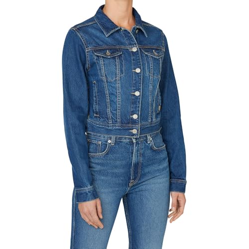 Pepe Jeans Damen Slim Jacket Jacke, Blau (Denim-4A2), M von Pepe Jeans